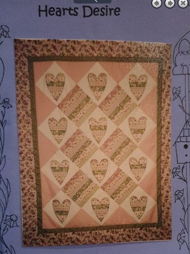 Hearts Desire quilt pattern by Blue Willow Designs