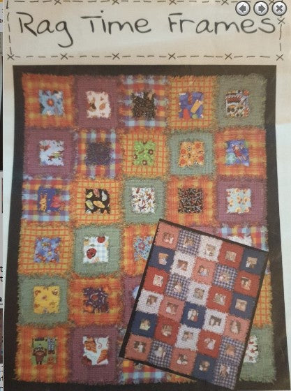 Rag Time Frames quilt pattern by Krissy & Sandy Brawner