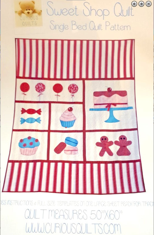 Sweet Shop Quilt Pattern by Curious Quilts